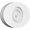 Ekena Millwork Standard Dalton Bullseye Rosette with Square Edge, 8"W x 5 1/4"H x 1"P ROSP080X053X100DAL02 - alternate 1